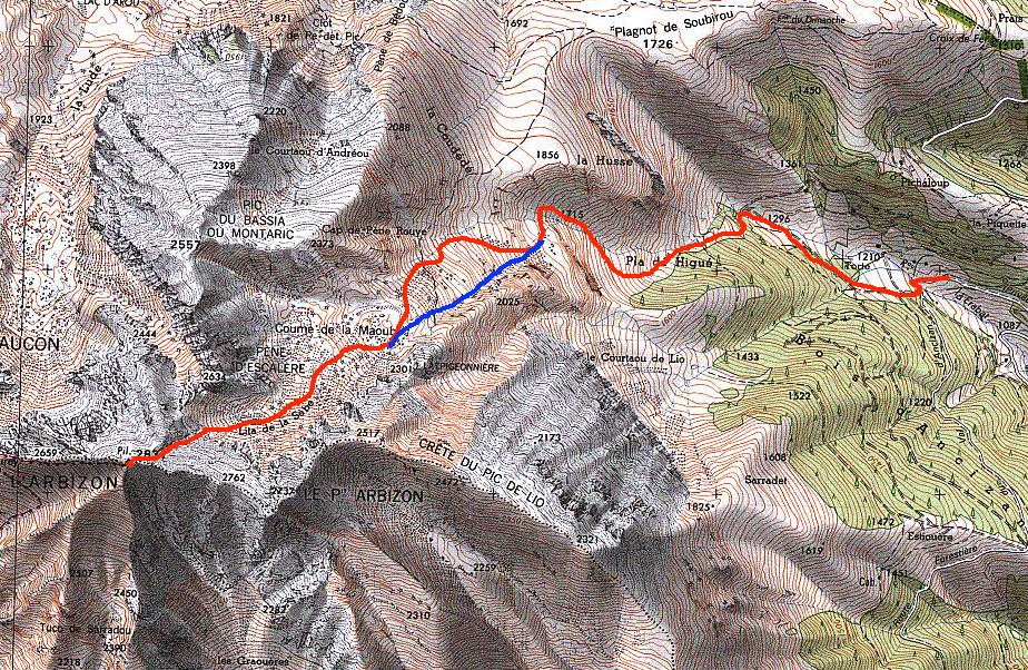 Arbizon - Couloir NE - 01